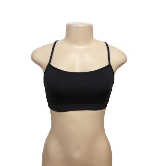 CAILA by Carrie Underwood Criss Cross Back Adjustable Straps Xsmall Black Polyes - Picture 1 of 3